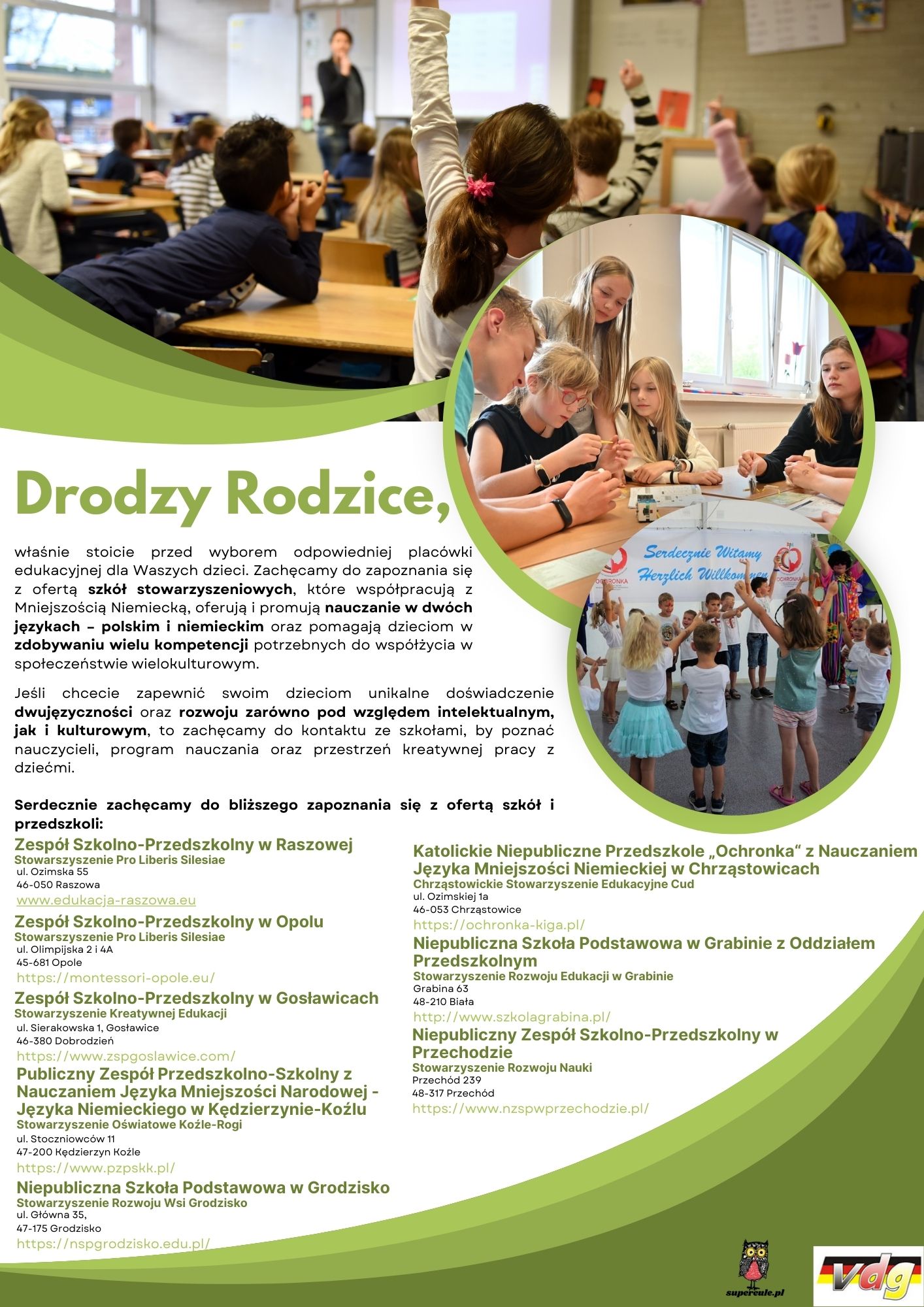 Drodzy Rodzice Szkoly